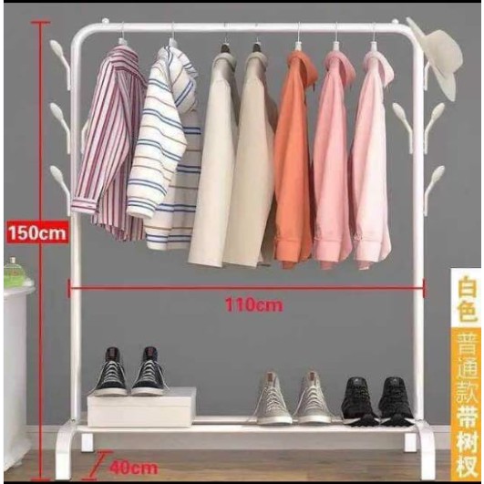 Rak Gawang Baju dari Besi / Big Stand Hanger SHENAR Shopee Indonesia