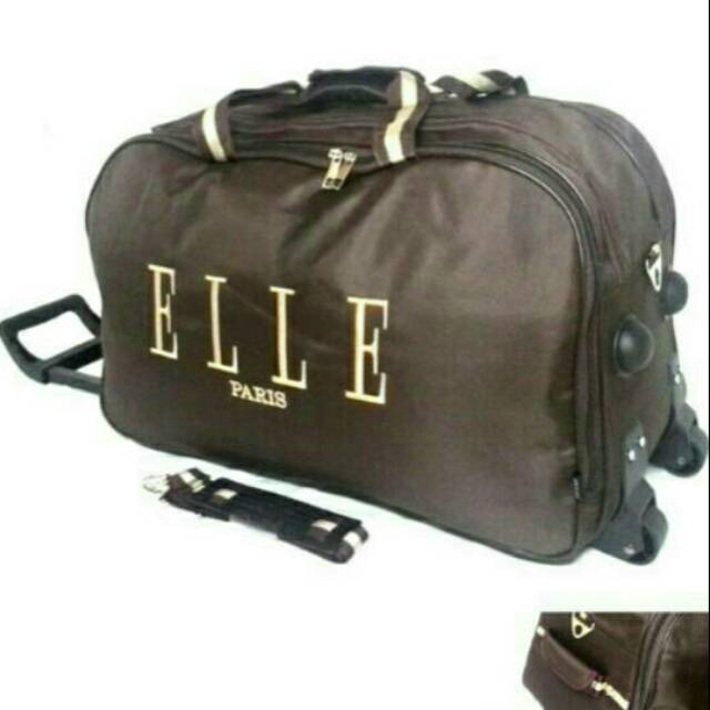 Tas Trolly Pakaian Besar Travel Bag Jumbo Trolley Elle