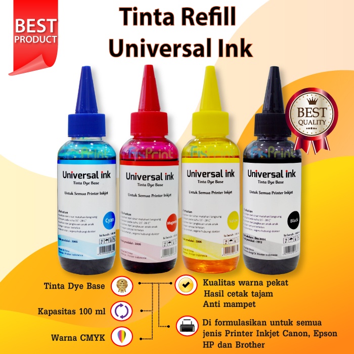 Jual Paket Tinta Refill Cartridge HP 680 Black Color infus Printer 1115