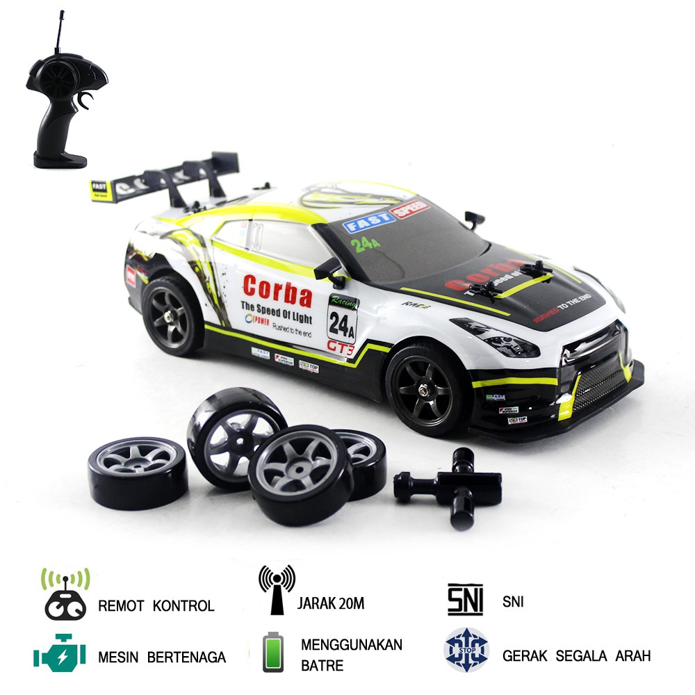 Mainan Mobil Remot Kontrol RC Drift Racing Club Shopee