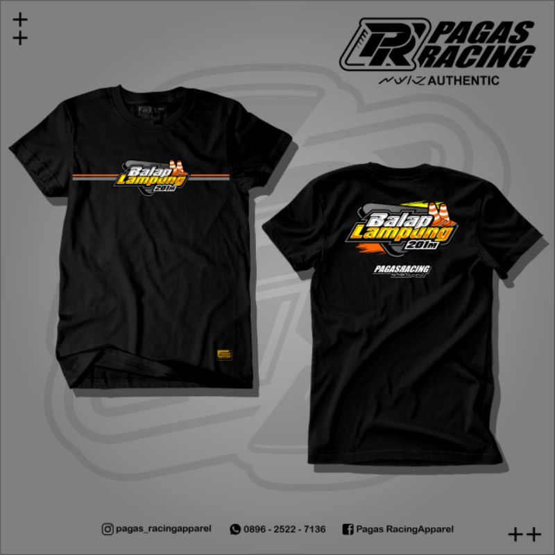Jual Kaos Balap Lampung 201M X Pagas Racing Cotton 24S | Shopee Indonesia