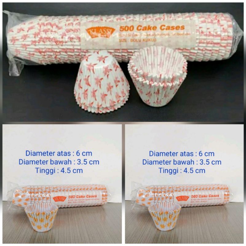 Jual 100 lembar kertas bolu kukus tinggi/papper cup bolu kukus Shopee