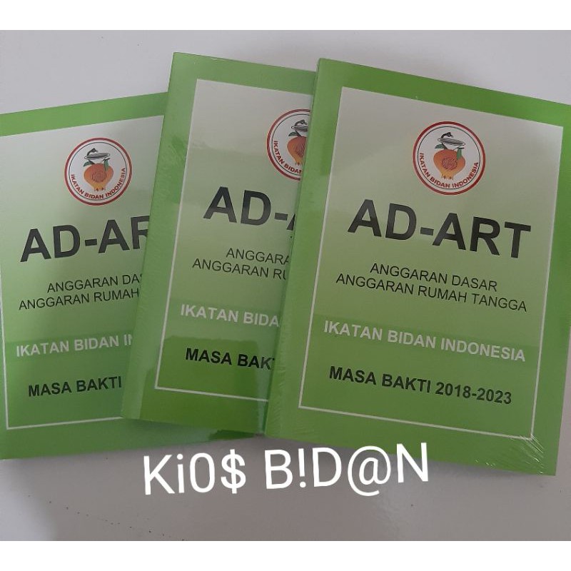 Buku AD ART IBI masa bhakti 2018 2023 Shopee Indonesia