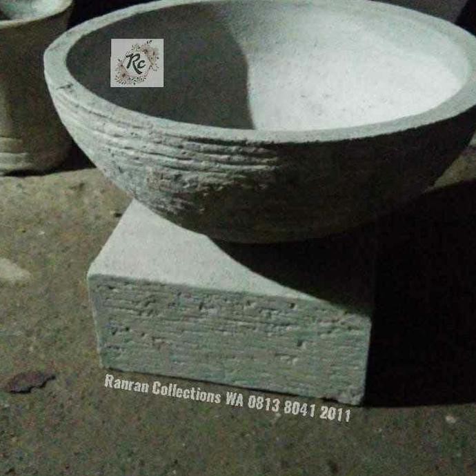 Sale!Jual!Dijual) Pot Batu Taman Teratai Air Mancur Kolam Ikan Plus  Penyangga Kotak 50 | Shopee Indonesia