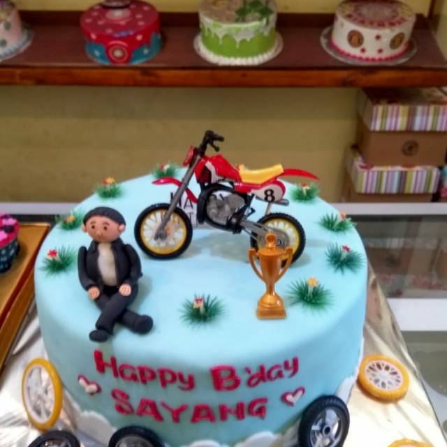 Jual Kue Ultah Tema Motor Trill | Shopee Indonesia