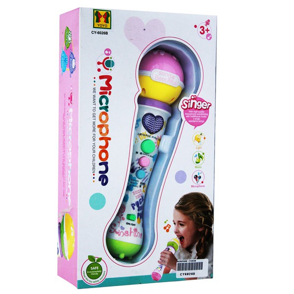 Jual Microphone Cy6026B - Mainan Murah Mic Nyanyi Mikropon Anak | Shopee Indonesia