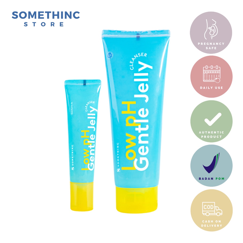 Jual SOMETHINC Low pH Gentle Jelly Cleanser 15ml dan 100ml Shopee