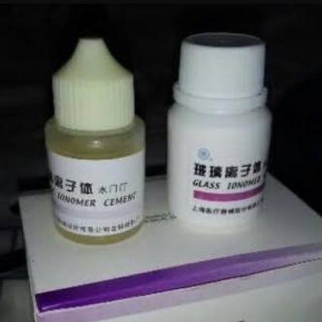 LEM GIC / Glass Ionomer Cement / Bahan Tambal Gigi / Lem Gigi | Shopee  Indonesia