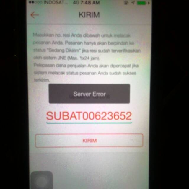 SERVER ERROR Shopee Indonesia