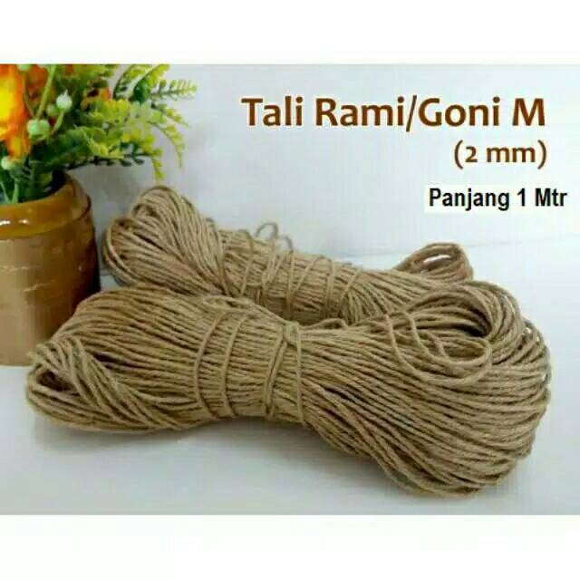 Jual Tali Rami/Tali Goni/Tali Coklat/Benang Coklat | Shopee Indonesia