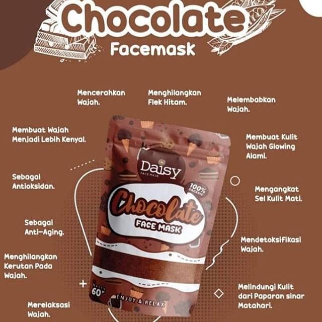 Jual Masker Daisy Organic Coklat | Shopee Indonesia