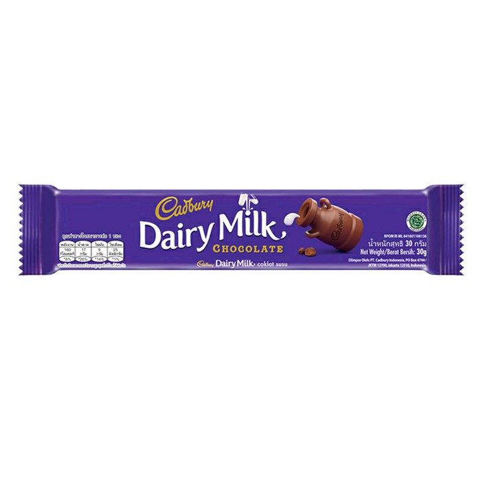Jual Cadbury Dairy Milk 30 Gram / Cadbury 30 Gr | Shopee Indonesia