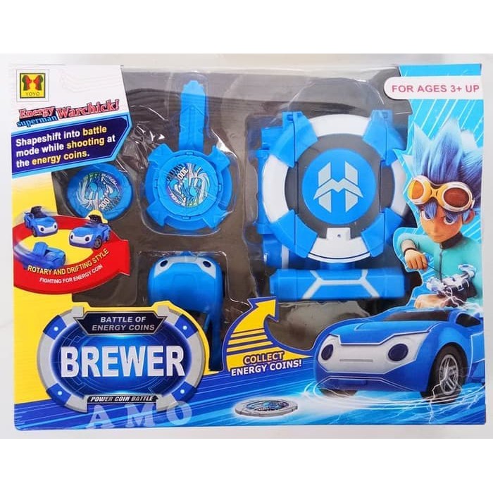 Jual Mainan Anak Jam Tangan Mobil Watch Car Brewer Biru | Shopee Indonesia