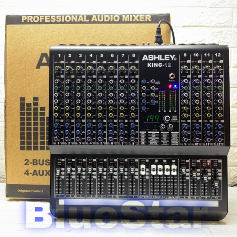 Harga StarMixer Ashley King 12 Original 12 Channel Multi Effect 199 Dsp