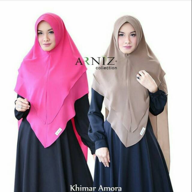 Jilbab Arniz Samarinda Voal Motif