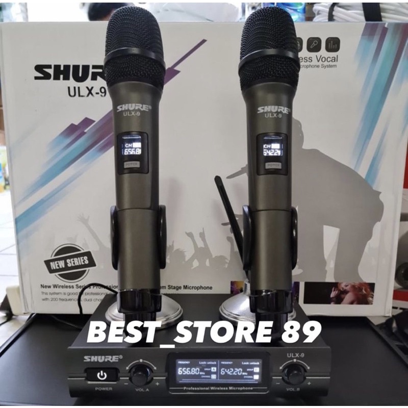 Jual Murah Mic Wireless Shure ULX 9 ( Handheld ) free koper .. Shopee