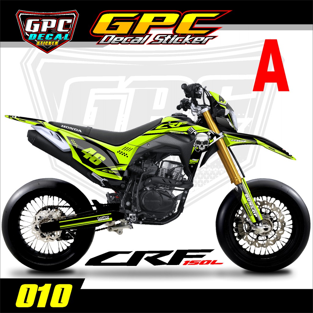 Decal Sticker CRF 150 L Sticker FullbodyDekal stiker CRF 150 L Custom