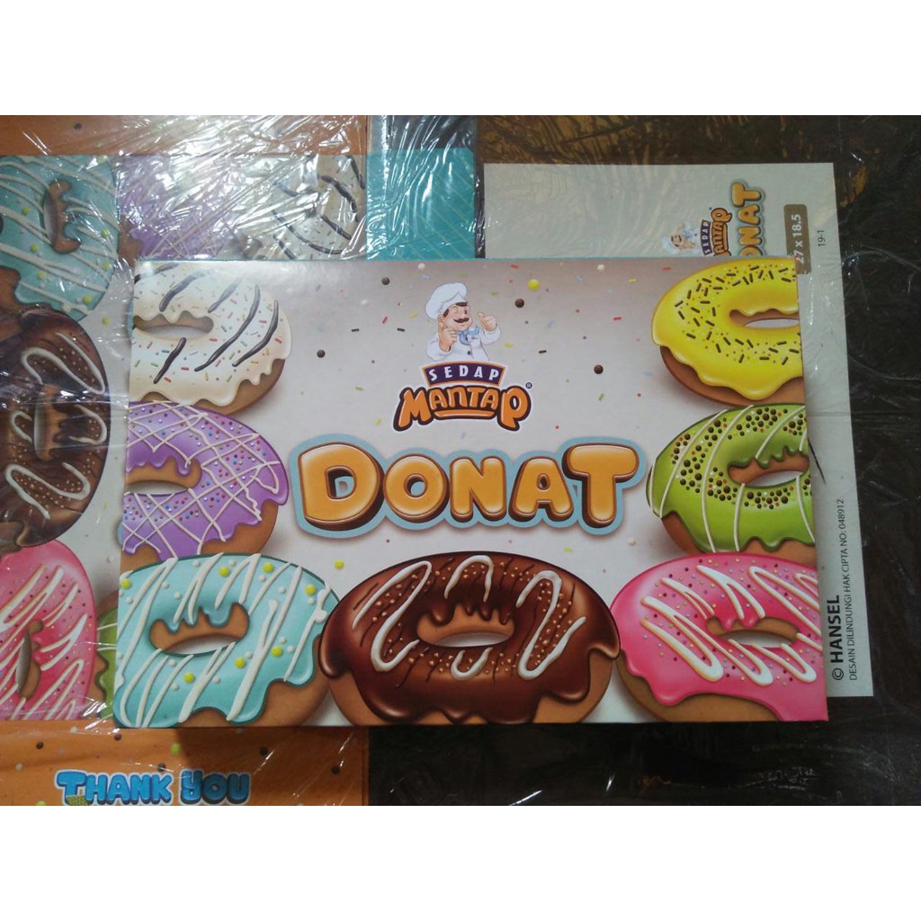 Dus Donat Sedap Mantap 1/2 lusin 25 pcs (27x18,5) Shopee Indonesia