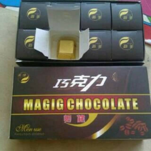 Jual Magic Chocolate Permen Coklat Penambah Stamina Pria Wanita | Shopee Indonesia