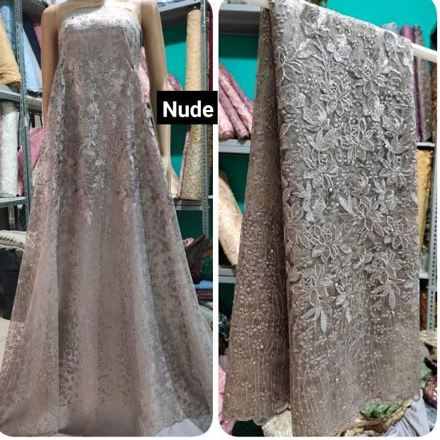 Brokat tile bordir , bahan kebaya pesta , kebaya murah bahan/kain (KODE  3334) | Shopee Indonesia