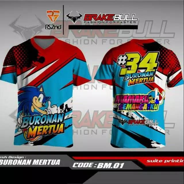 Jual Baju Kaos Jersey Racing Balap Motor D'rag Bebas Custom_Disain | Shopee Indonesia