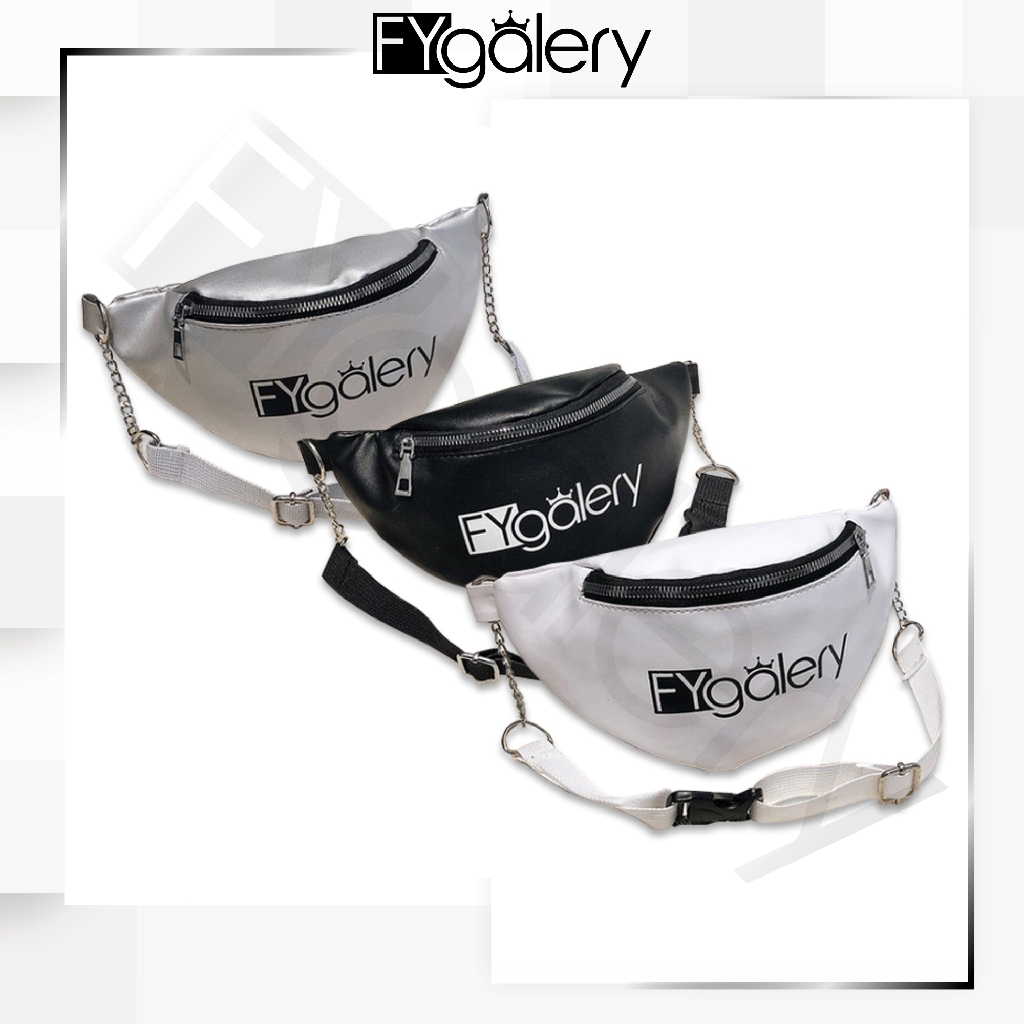 FYGALERY FYG1280 TAS SELEMPANG WAIST BAG TAS PINGGANG MEREK FYGALERY WANITA TAS STYLE KOREA