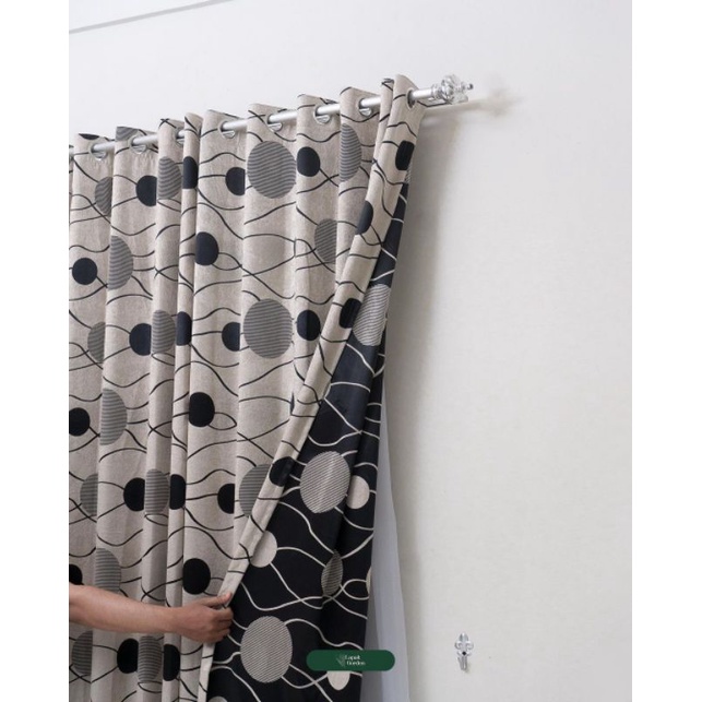 marimekko gardin Jual Gorden Blackout Motif Polkadot 12 Lubang Ring Smokring 6 Gelembung Indonesia|Shopee Indonesia