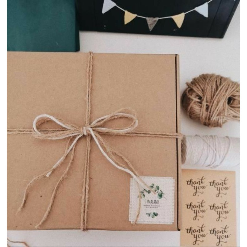Jual Box Hampers Box Paket Kardus Coklat | Shopee Indonesia