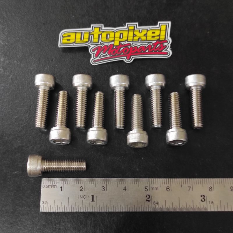 Jual Baut L Stainless 6X20 Ukuran Baut Drat 10 Panjang 2Cm | Shopee Indonesia
