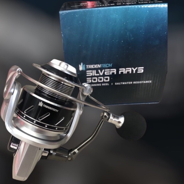 Reel Pancing Tridentech Silver Rays Saltwater Resistance Power Handle