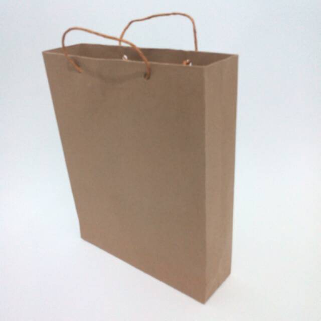 Jual Paper Bag Coklat Kecil Uk 18*6*24 ( Pxlxt) | Shopee Indonesia