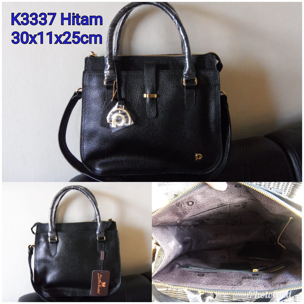 Tas Papillon Original K3337 Hitam Shopee Indonesia