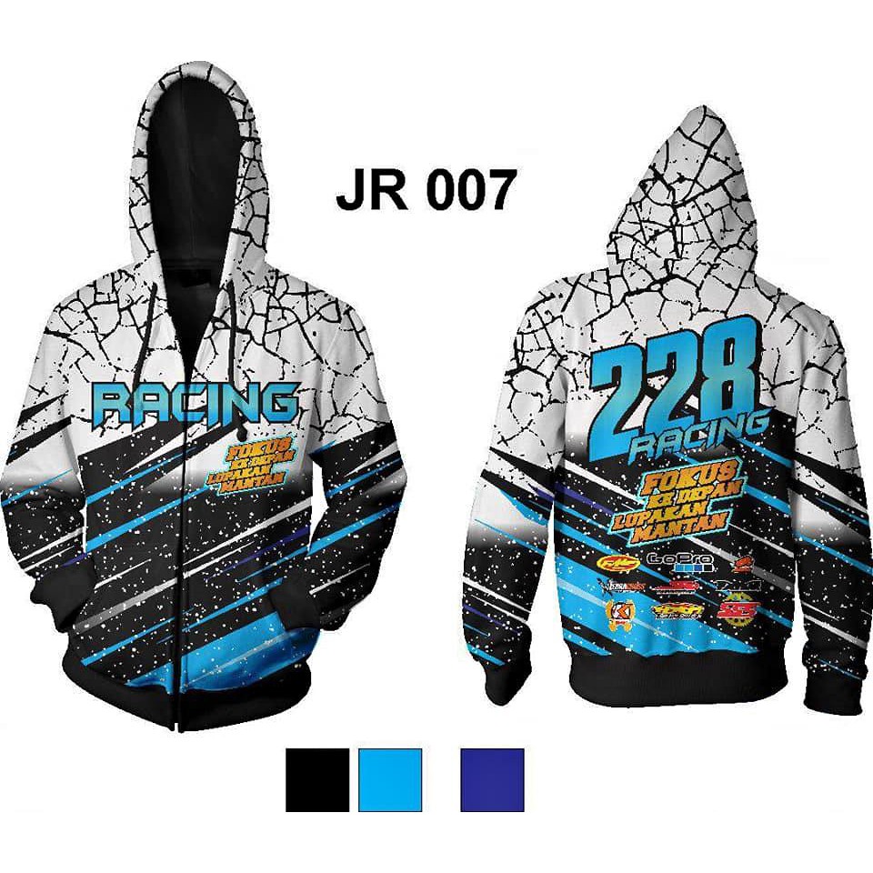 Jual Jaket Racing Motor Balap Hoodie Sweater Racing Pria Wanita Bahan Tebel Nyaman Custom | Shopee Indonesia