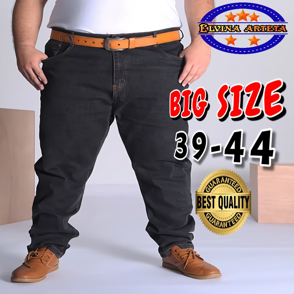 Celana Jeans Panjang Pria Big Size Jumbo 3344 Straight Reguler Fit Original Distro Premium