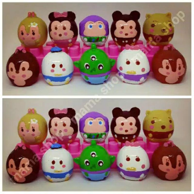 Topper Cake Figure Disney Tsum Tsum / Patung Kue / Boneka Cake Hiasan