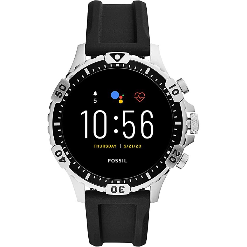 Jual Fossil Ftw4041 Gen 5 Smartwatch Garrett Hr Black Silicone | Shopee Indonesia