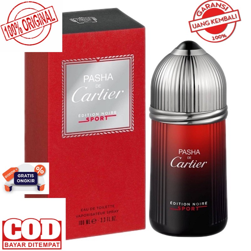 Jual Parfum Original Eropa Cartier Pasha De Cartier Edition Noire Sport Edt 100Ml Parfume Pria | Shopee Indonesia