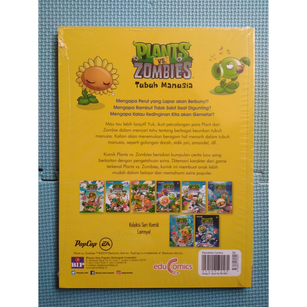 Educomics Plants Vs Zombies : Tubuh Manusia | Shopee Indonesia
