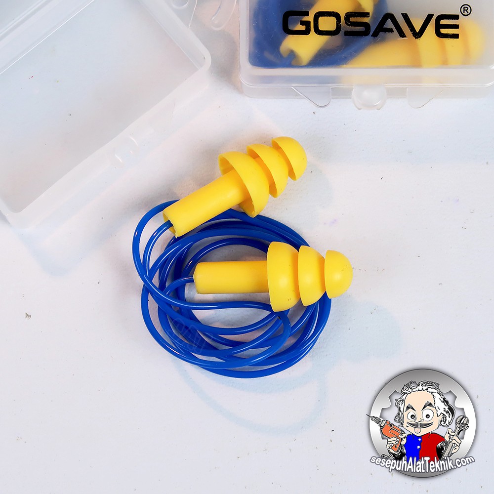 Jual Ear Plug GOSAVE Earplug Ultrafit Penutup Telinga Silikon Penutup