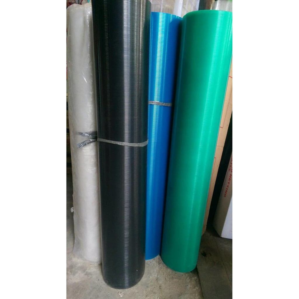OBRAL PLASTIK TUTUP PAGAR METERAN / FIBER PLAT RATA MOTIF