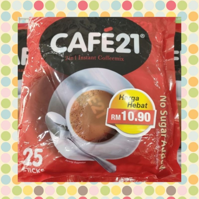 Jual Cafe 21 instan coffeemix isi 25stick Shopee Indonesia