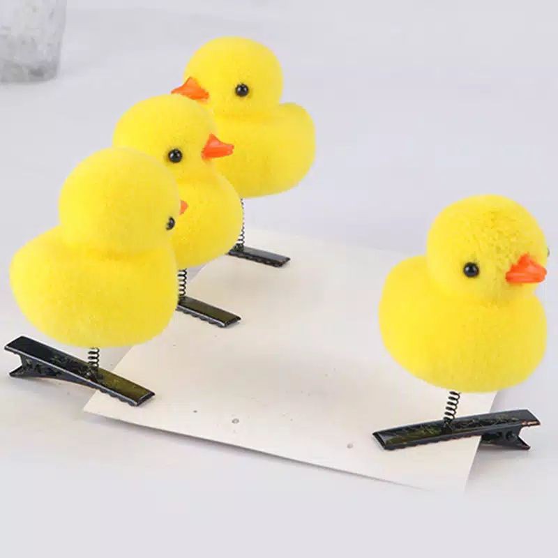 Jual Jepit Rambut Kpop Bebek Kuning Lucu Indonesia|Shopee Indonesia