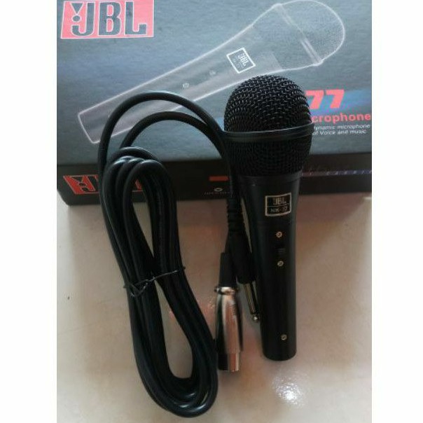 Microphone JBL NK 77 Mic Kabel JBL NK 77 Body Besi Dynamic Microphone Kualitas Bagus Shopee
