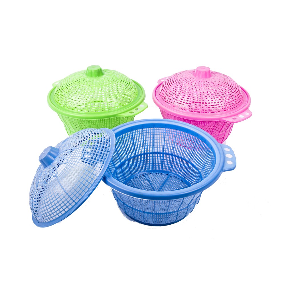 Wakul plastik dengan tutup wadah kue tempat souvenir