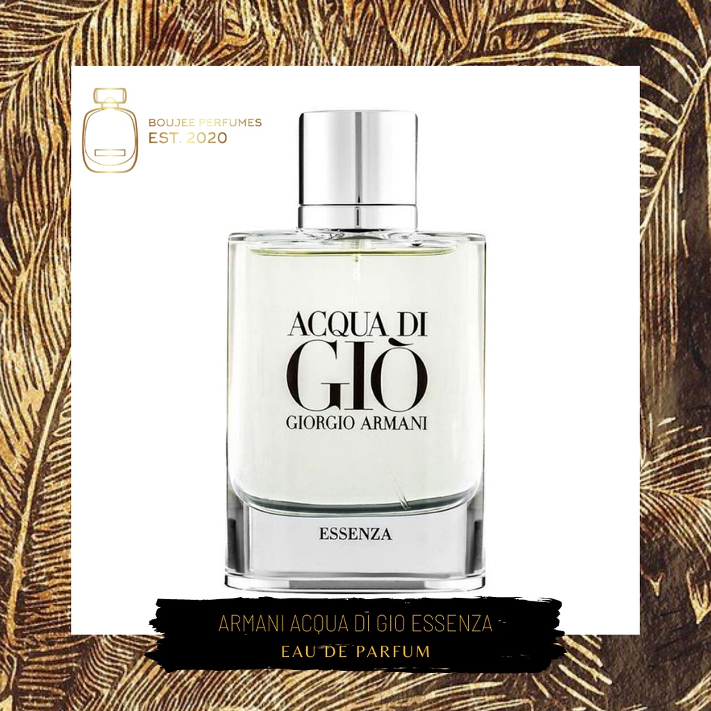 Jual [100% Original] Armani Acqua Di Gio Essenza 75Ml Eau De Parfum Edp | Shopee Indonesia