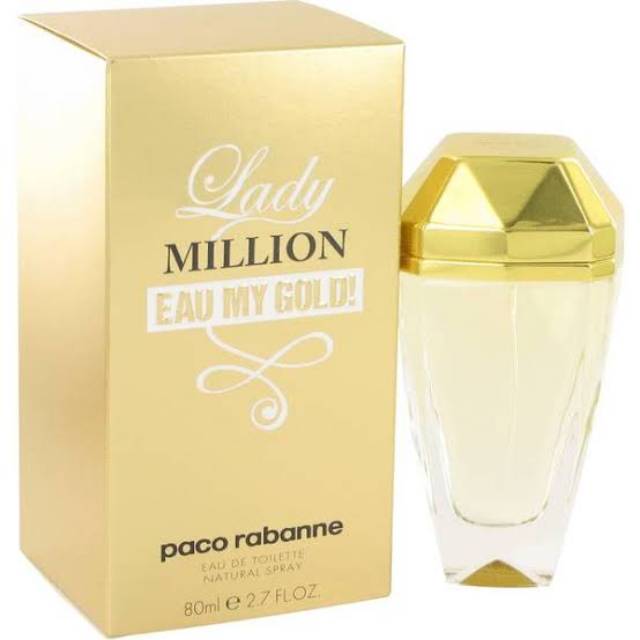 Jual Parfum Wanita Paco Rabanne Lady Million Eau My Gold For Women Edt 80Ml Ori Reject 100% Nobox | Shopee Indonesia