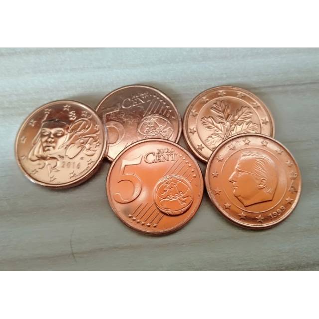 Koin 5 Cent Euro Asing | Shopee Indonesia