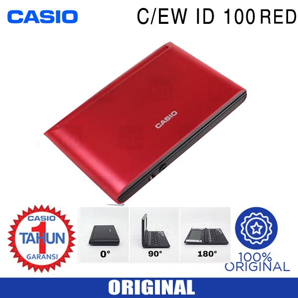KALKULATOR CASIO KAMUS C-EW ID100 - KAMUS BAHASA INGGRIS - MERAH | Shopee  Indonesia