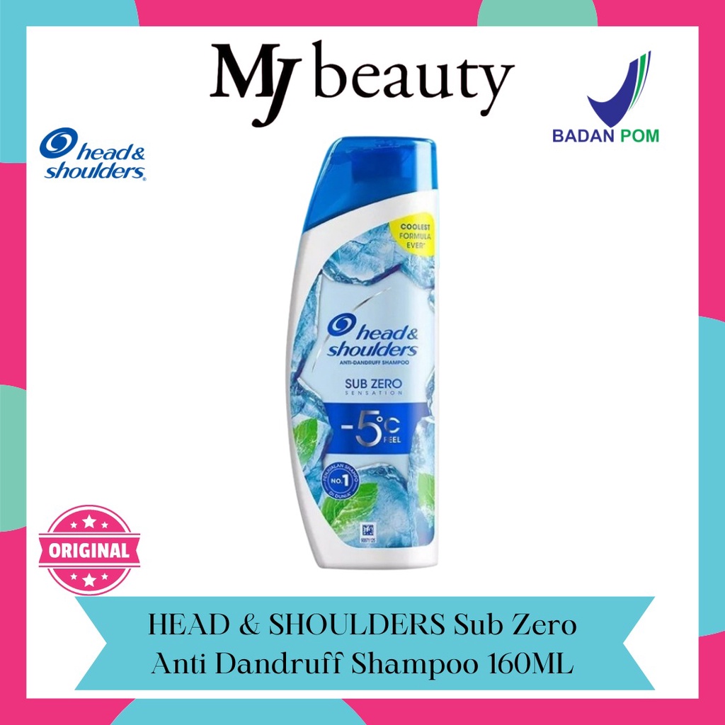 Jual HEAD & sHOULDERS Sub Zero Anti Danruff Shampoo 160ml Shopee