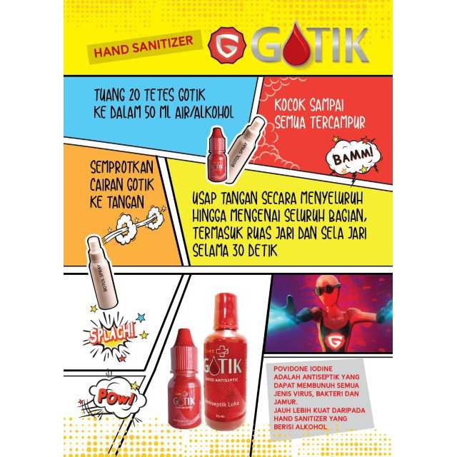 Gotik obat luka Antiseptik dan Sariawan 5ml Shopee Indonesia